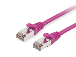 Equip Patchkabel Cat6 S/FTP 2xRJ45 10.00m lila LSZH Polybeutel