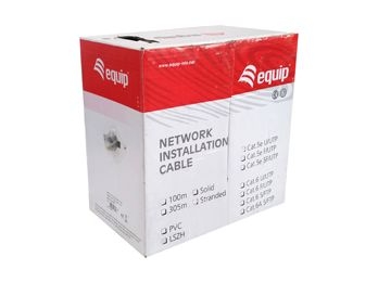 Equip Instal.Kab Cat6 Outs. U/UTP 305.00m schwarz PE