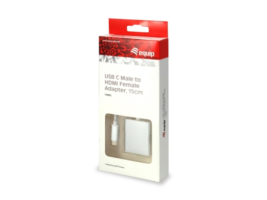 Equip Adapter USB-C->HDMI1.4 St/Bu 4K/ 30Hz 0.15m PVC