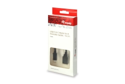 Equip Adapter USB-C->USB-A3.0 OTG Adapt.St/Bu 0.15m schwarz