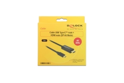 DELOCK USB Kabel C -> HDMI-A 4K 30Hz St/St 2.00m sw