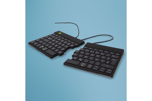 R-Go Tastatur Split Break DE-Layout verkabelt schwarz