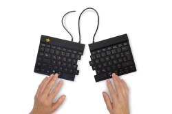 R-Go Tastatur Split Break DE-Layout verkabelt schwarz