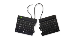 R-Go Tastatur Split Break US-Layout verkabelt schwarz