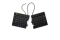 R-Go Tastatur Split Break US-Layout verkabelt schwarz
