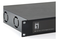 LevelOne PoE+Switch 24xGE PoE 150W 19 unmanaged Metall