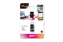 Silicon Power USB-Stick 16GB USB3.2 + Typ C C31 Black