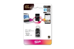 Silicon Power USB-Stick 32GB USB3.2 + Typ C C31 Black