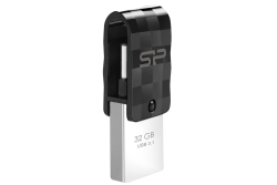 Silicon Power USB-Stick 32GB USB3.2 + Typ C C31 Black