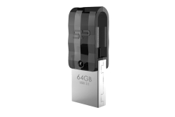 Silicon Power USB-Stick 64GB USB3.2 + Typ C C31 Black