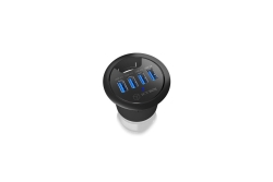 Hub 4-Port IcyBox USB 3.0 IB-HUB1403 rd. Tisch-Hub retail