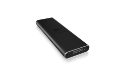 Geh. IcyBox USB 3.0 1,8 M.2 SATA SSD -> Aluminium sw...