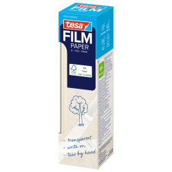 Klebeband tesafilm® Paper, Papier, 8 Rollen a 10m x...