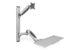 DIGITUS WAH 17-27 1TFT 2Gelenke silber Max. 6KG