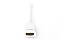 DIGITUS DisplayPortKabel miniDP -> HDMI-A St/Bu 0.15m weiß