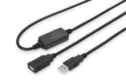 DIGITUS USB 2.0 Verlängerungskabel Aktiv Typ A -A...