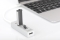 DIGITUS USB-C-Hub 3-Port 2.0->3xA2.0 1xReader in.Kabel weiß