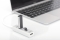DIGITUS USB-C-Hub 3-Port 2.0->3xA2.0 1xReader in.Kabel weiß