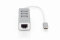 DIGITUS USB Adapter USB2.0/C -> RJ45 Ethernet+3-Port-Hub wei