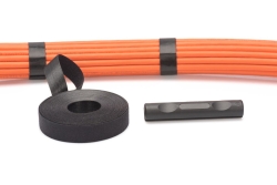 DIGITUS Klettband 20mm breit 10m Rolle schwarz