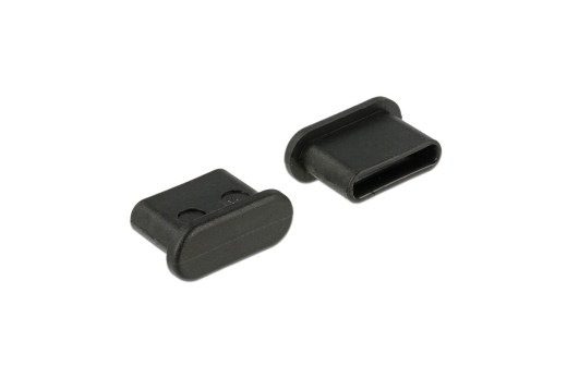 DELOCK Staubschutz USB TypC-Buchse o. Griff schwarz 10 St