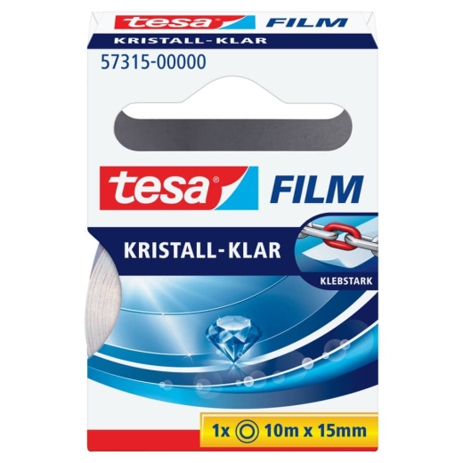 Klebefilm kristall-klar - 15 mm x 10 m