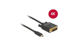 DELOCK USB-Kabel Typ C -> DVI(24+1) St/St 4K 30 Hz...