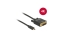 DELOCK USB-Kabel Typ C -> DVI(24+1) St/St 4K 30 Hz 2,0m sw