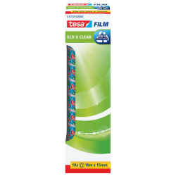 Klebefilm Eco & Clear Office Box - unsichtbar, 15 mm...
