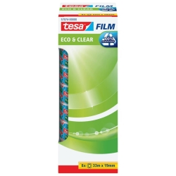 Klebefilm Eco & Clear Office Box - unsichtbar, 19 mm...