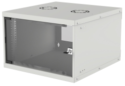 INTELLINET Wandverteiler 19 6 HE 540x400 Flatpack grau