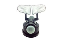 Schwaiger LED 2-fach Sensorleuchte 400 Lumen Schwarz