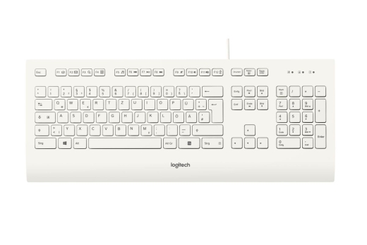 Logitech USB Keyboard K280e white