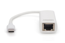 DIGITUS Adapter USB3.0/C -> RJ45 Gigabit Ethernet St/Bu 20cm