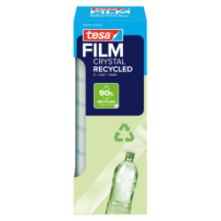 Klebefilm PET Eco & Crystal - 19mm x 33m, klar, 8 Rolllen Tower