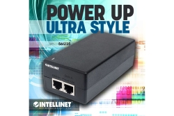 INTELLINET Injektor Gigabit Ultra PoE+ 1x60 Watt-Port