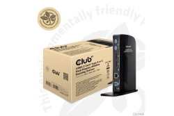Club3D 4K Dockingst.60Hz USB3 ->6xUSB3/2xDP/LAN/Audio bl. retail