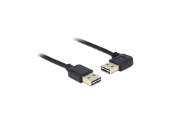 DELOCK Easy-USB-Kab.2.0 A(gewink. re/li)-> EUS-A 0.5m sch