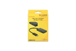 DELOCK USB 3.1 Gen 1 Card Reader USB Type-C Stecker 4 Slots