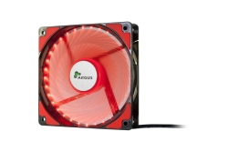 Inter-Tech Lüfter 120*120*25 ARGUS L-12025 RD, rot