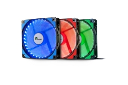 Inter-Tech Lüfter 120*120*25 ARGUS L-12025 RD, rot