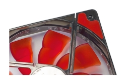 Inter-Tech Lüfter 120*120*25 ARGUS L-12025 RD, rot