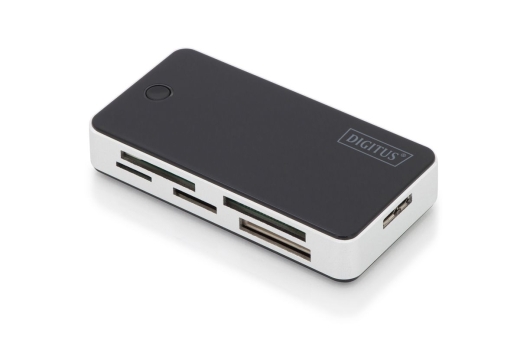 DIGITUS Card Reader USB3.0, extern, schwarz-silber