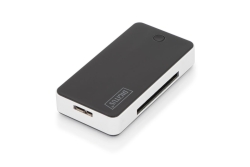 DIGITUS Card Reader USB3.0, extern, schwarz-silber