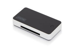 DIGITUS Card Reader USB3.0, extern, schwarz-silber