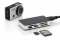 DIGITUS Card Reader USB3.0, extern, schwarz-silber