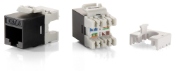 Equip Keystone Jack ungeschirmt Cat6 LSA schlank 8Stk sw...