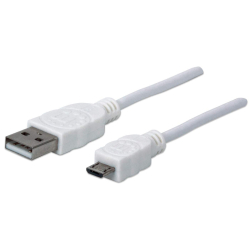 MANHATTAN USB 2.0 Anschlußkabel 1m A-St/Micro-B-St....