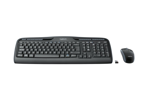 Logitech Wireless Keyboard+Mouse MK330 black retail