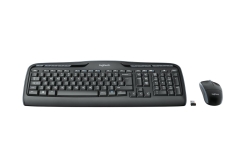 Logitech Wireless Keyboard+Mouse MK330 black retail